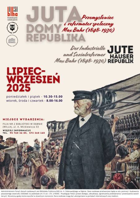 "Jute, houses, republic. Industrialist and social reformer Max Bahr (1848-1930)"