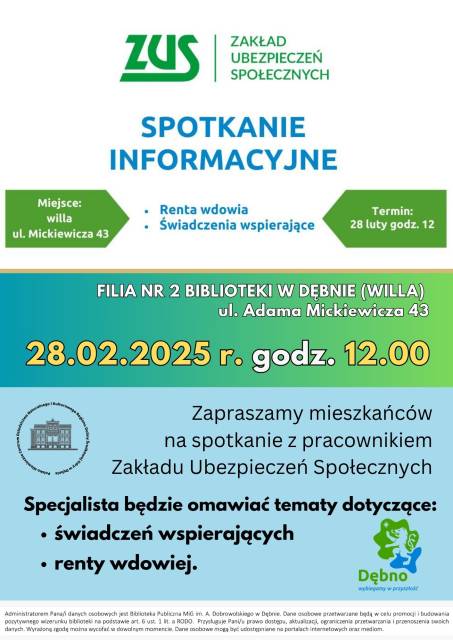 Zapraszamy na spotkanie informacyjne