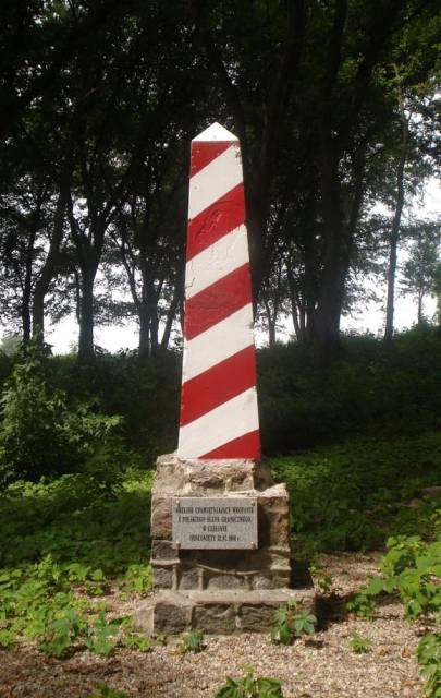 Obelisk upamiętniający wkopanie I Słupa granicznego