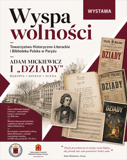 „Wyspa wolności. Towarzystwo Historyczno-Literackie i Biblioteka Polska w Paryżu”